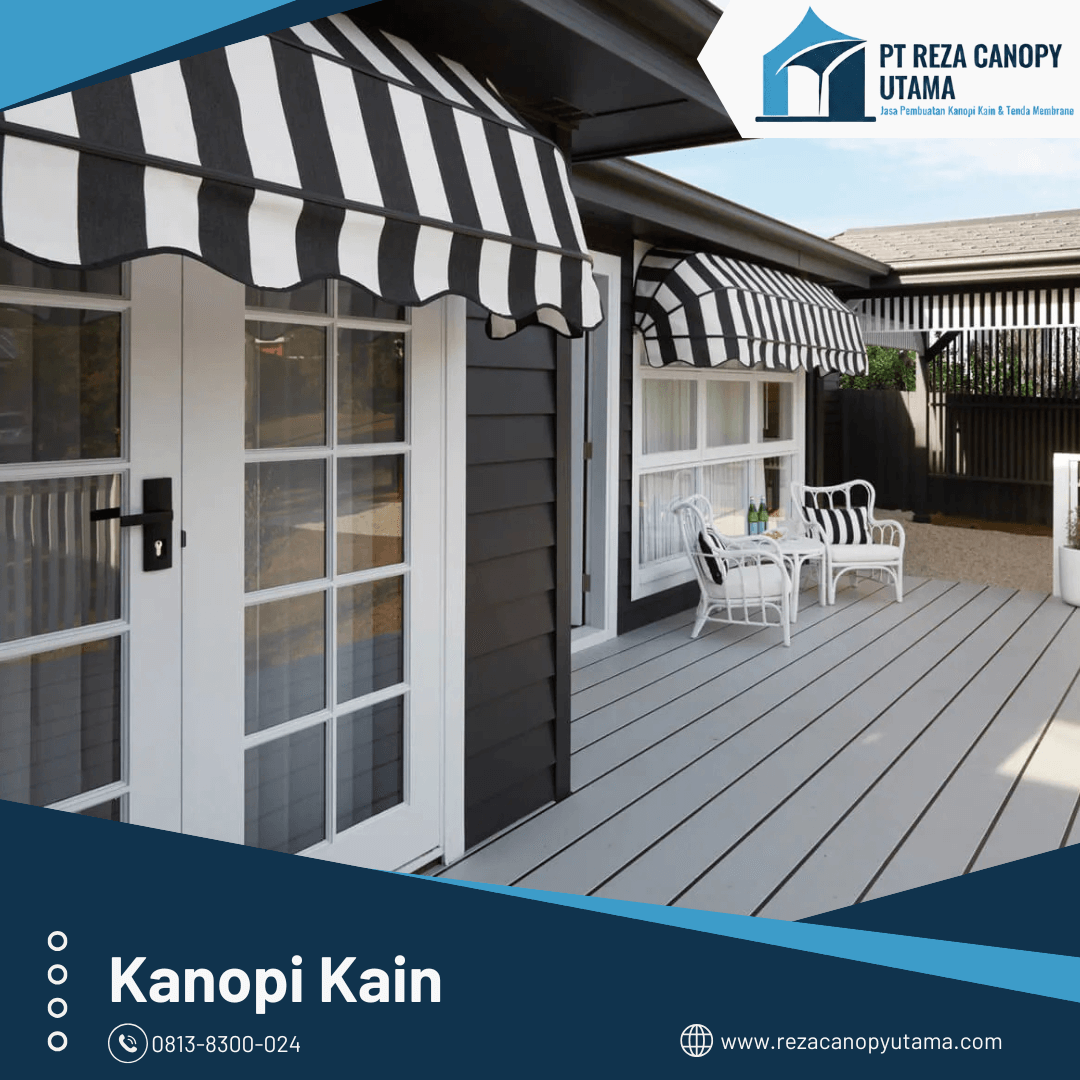 Kanopi Kain estetik